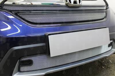 Honda CR-V (17–) Защита радиатора, хром, верх (2 части)