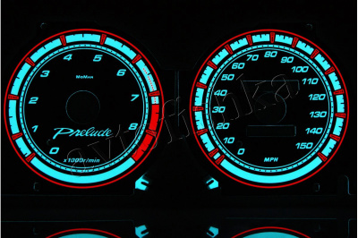 Honda Prelude V светодиодные шкалы (циферблаты) на панель приборов