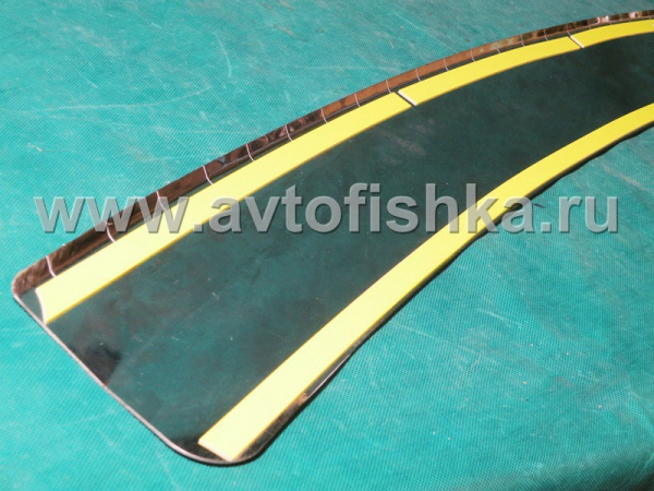 Ford Kuga (08-) накладка на задний бампер профилированная с загибом, к-кт 1шт.