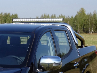Fiat Fullback (16–) Защита кузова и заднего стекла 76,1 мм со светодиодной фарой