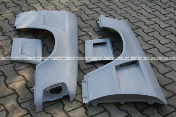 Пластиковые крылья Wald на E Class W124