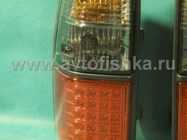 Toyota Land Cruiser Prado 90 (FJ90) (96-02) фонари задние светодиодные красно-тонированные, комплект 2 шт.