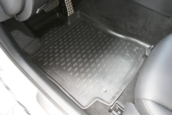 Коврики 3D в салон MERCEDES-BENZ С-Class W205, 2014->, седан, 4 шт. (полиуретан)