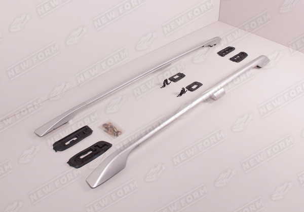 Toyota Land Cruiser LC 200 2007 - 2012 Рейлинги серебристые