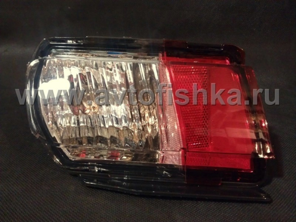 Toyota Land Cruiser Prado 150 (10-) фонари задние светодиодные красно-хромированные, и фонари заднего бампера, дизайн Lexus GX460, полный комплект.