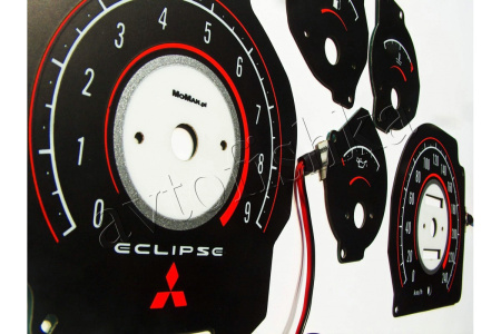 Mitsubishi Eclipse 1G светодиодные шкалы (циферблаты) на панель приборов