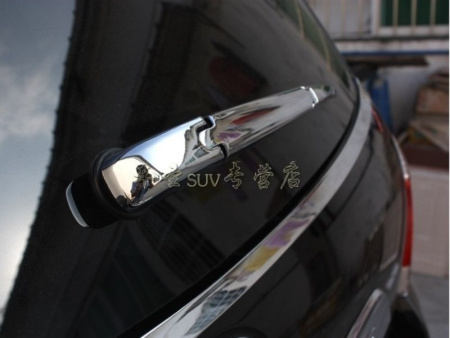 Toyota Highlander (2007-2012) пластиковая хромированная накладка на нижнюю кромку окна задней двери