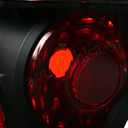 Dodge Caliber (06-12) фонари (стопы) задние черные, комплект 2 шт.
