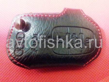 Audi, кожаный чехол для раскладного ключа зажигания - брелока с логотипом Audi