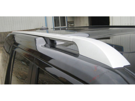 Land Rover Discovery 3, 4 (2004-2011) рейлинги на крышу, серебристые длиные, дизайн оригинал