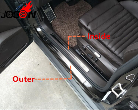 Накладки на внутренние пороги, нерж. сталь Volkswagen Passat (B6), Passat (B7), Passat (B8), Passat CC