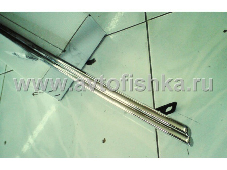 Toyota Corolla (06-) защита заднего бампера, двойная трубка из нержавеющей стали