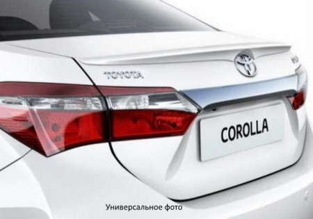 Toyota Corolla (13–) Спойлер крышки багажника. Цвет: 1G3 (пепельно-серый металлик).