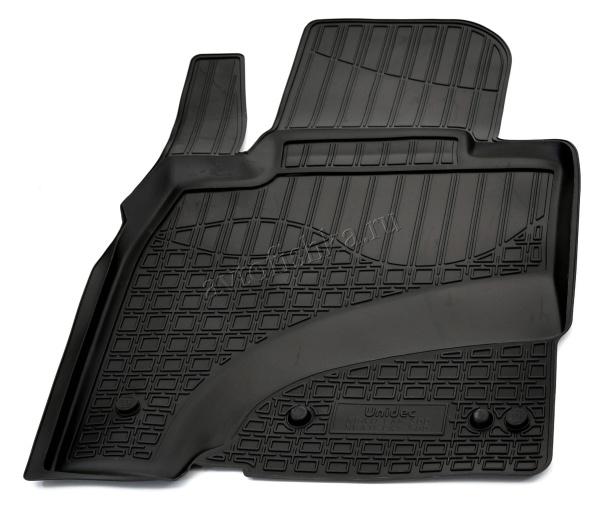 Toyota Land Cruiser (07–/12–/15–) Коврики салона (полиуретан), чёрные (5/7 мест)