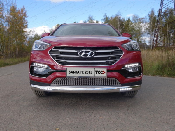 Hyundai Santa Fe (15–) Решетка радиатора (лист) (4WD)