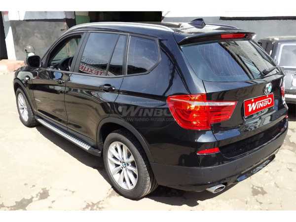 BMW X3 (2010-) подножки боковые в стиле Оригинал
