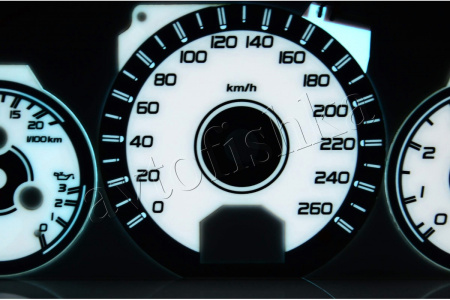 Mercedes W140 S светодиодные шкалы (циферблаты) на панель приборов