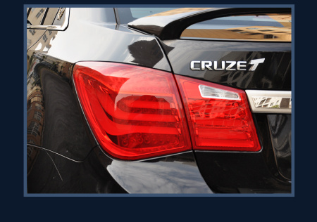 Chevrolet Cruze (08-) задние светодиодные фонари BMW дизайн, комплект лев + прав