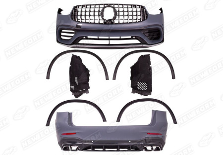 Mercedes-Benz GLC-Klasse X253 рестайлинг 2019 - 2023 Обвес 6.3 AMG на штатную комплектацию