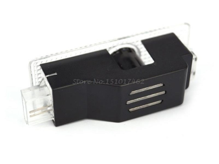 Штатная подсветка дверей со светящимся логотипом Motorsport для BMW E90 E92 E93 F10 F30 M3 M5 M6 E63 E64 E65 E68 F15 F16 E85 E60, комплект 2 шт.