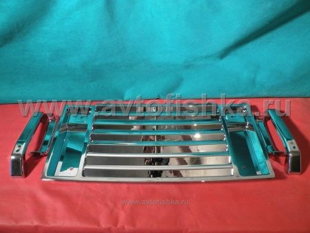 Hummer H2 (02-08) декоративная решетка воздухозаборника капота хромированная с ручками