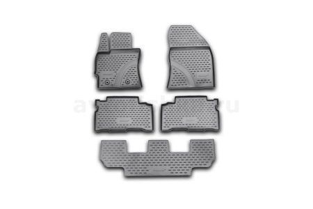 Коврики в салон TOYOTA Verso, 2013-> 5 шт. (полиуретан)