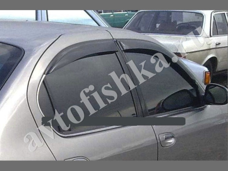 Дефлекторы боковых окон EGR 4 части темные Nissan Maxima QX A33 2000-2006