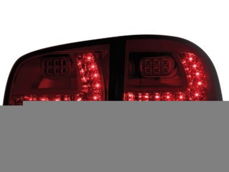 Volkswagen Touareg (02-10) задние тюнинговые диодные фонари красно-тонированные, комплект 2 шт.