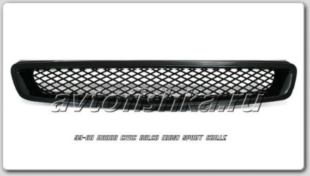 Honda Civic (96-98) 2, 3, 4 дв. DX, LX, EX решетка радиатора R-тип, черный пластик