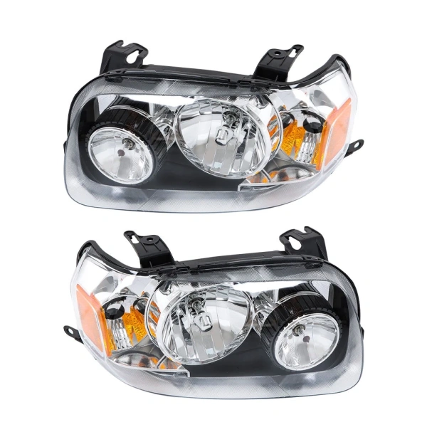 Ford Escape, Maverick (05-07) фары передние хромированные, комплект 2 шт.