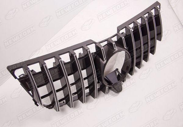 Mercedes-Benz GLK-Klasse X204 рестайлинг 2012 - 2015 Решетка радиатора AMG GT хром под камеру