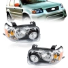 Ford Escape, Maverick (05-07) фары передние хромированные, комплект 2 шт.