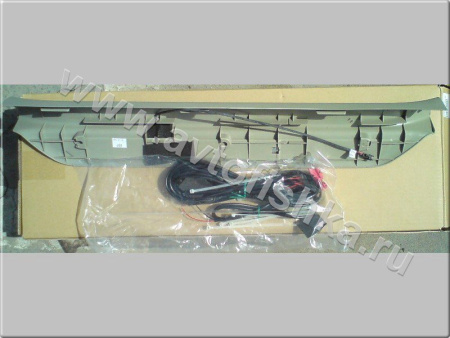 Toyota Camry V40 (06-) накладки порогов дверных проемов, пластиковые со вставкой из нержавеющей стали с подсветкой "Camry", серые, комплект 4 шт.