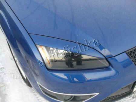 Ford Focus 2 (04 – 08) реснички на фары №2 широкие