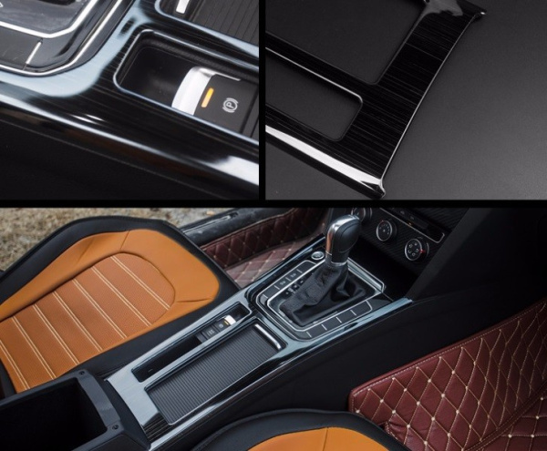Volkswagen Passat (15–) Накладка на центральную консоль, Black