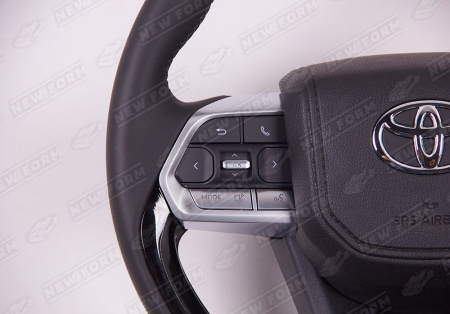 Toyota Land Cruiser LC 200 2007 - 2012 Руль GR черный-серебро