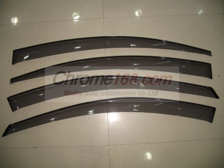 Chevrolet Cruze (08-) дефлекторы окон, ветровики тонированные, комплект 4 шт.