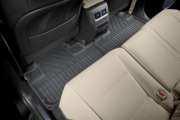 Коврики KVEST 3D в салон LEXUS RX, 2015->, 4 шт. (полистар, серый, серый)