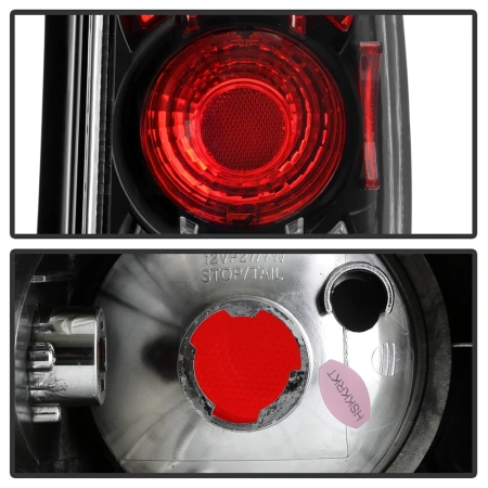 Jeep Grand Cherokee (93-98) фонари задние прозрачные, черные