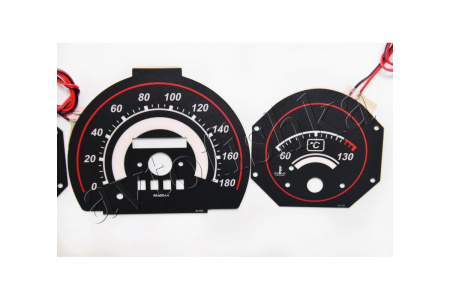 Fiat Ducato 2 светодиодные шкалы (циферблаты) на панель приборов
