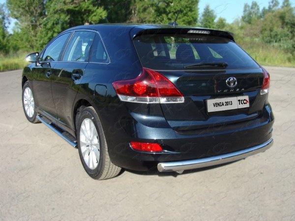 Toyota Venza (12–) Защита задняя (овальная) 75х42 мм