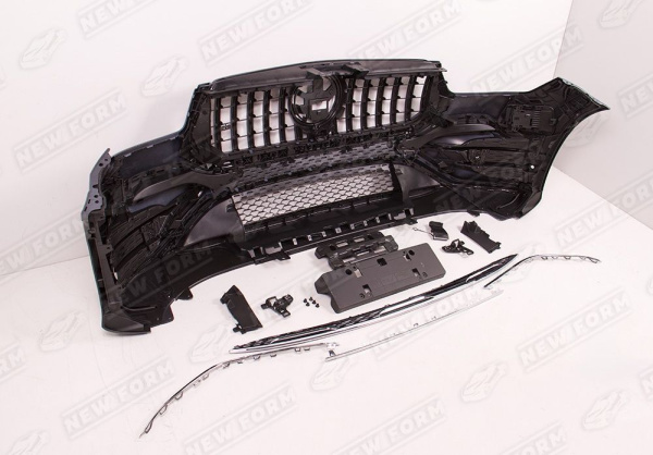 Mercedes-Benz GLE-Klasse V167 рестайлинг 2023 - н.в. Передний бампер 5.3 AMG хром