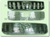 Toyota Land Cruiser Prado 120 (02-) накладки на решетку радиатора, хромированные, комплект 2 шт.
