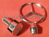 Mercedes W124 дорестайлинг, W201, W126, W123 эмблема съемная с основанием на капот