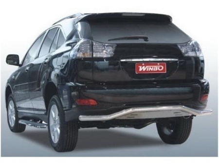 Lexus RX400H (05-09) защита заднего бампера, труба из нержавеющей стали