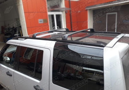 Land Rover Discovery 3 поколение 2004 - 2009 Комплект рейлинги и поперечины для Land Rover Discovery 3 чепные