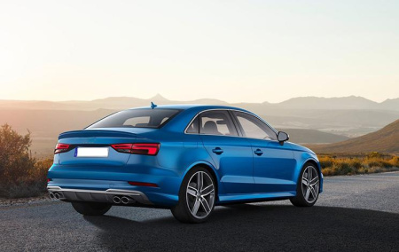 Двойной выхлоп S3 S-line для Audi A3 седан 2013-2020