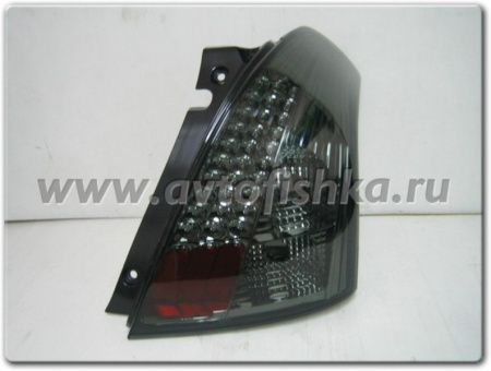 Suzuki Swift (04-) фонари задние светодиодные тонированные, комплект 2 шт.