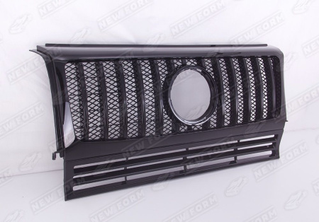 Решетка радиатора стиль GT черная Mercedes G-class W463