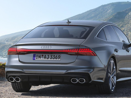 Диффузор S7 ABT с насадками из нержавейки для Audi A7